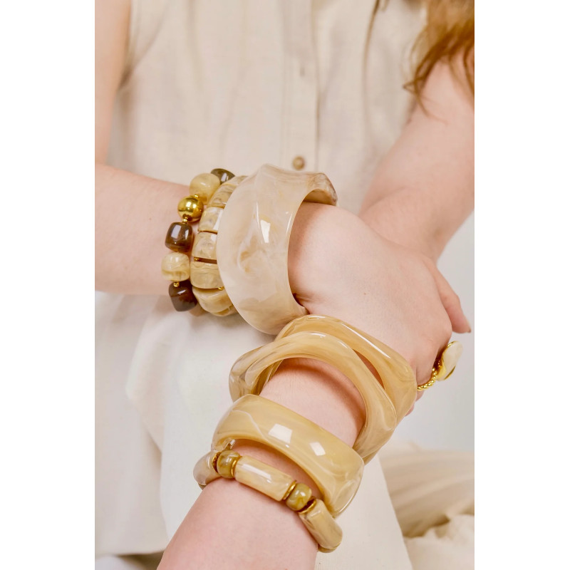 QUAIA  Bracelet SENAI Taupe
