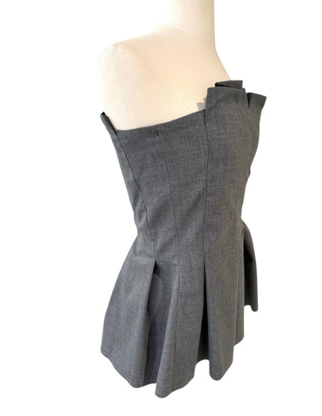 PHISIQUE DU ROLE Top Bustier plissé