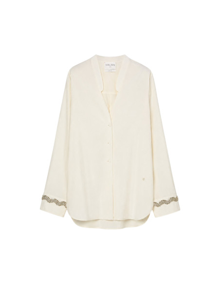 forte_forte Chemise brodée strass