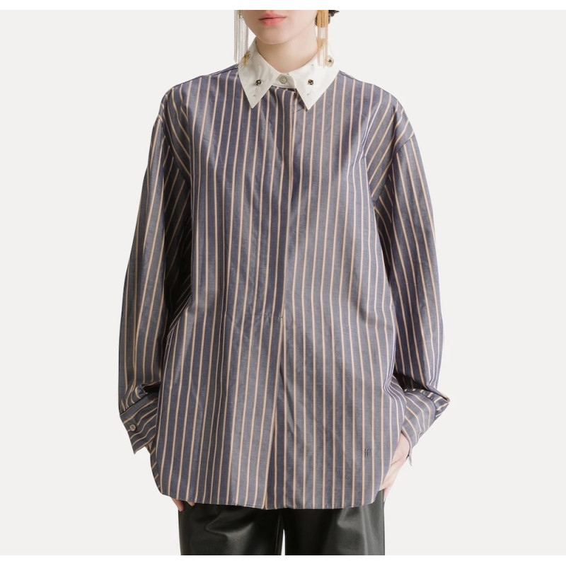 forte_forte Chemise brodée strass