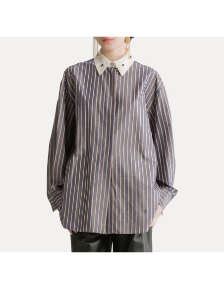 forte_forte Chemise brodée strass