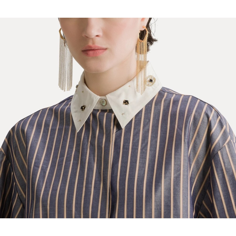 forte_forte Chemise brodée strass