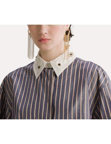 forte_forte Chemise brodée strass