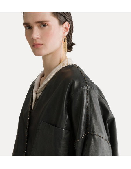 forte_forte veste kimono perlé