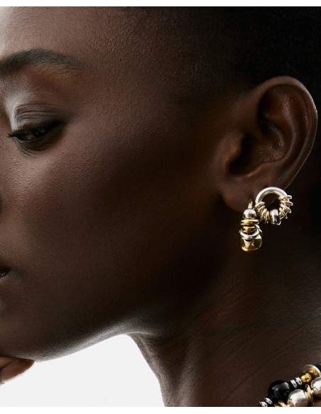 SIGAL Boucles d'oreilles BABY DONUT Argent