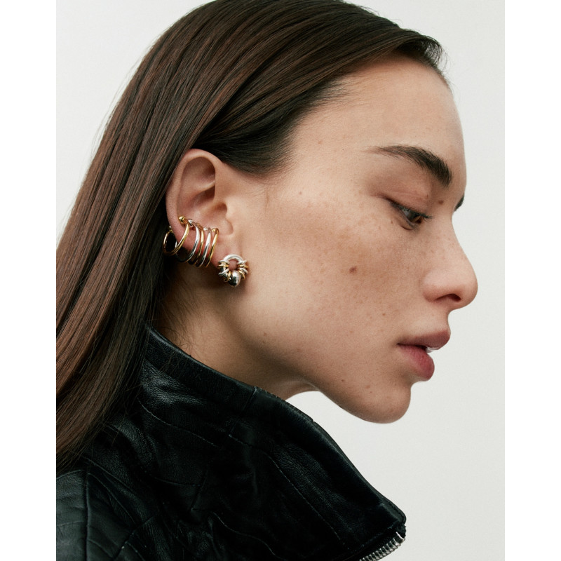 SIGAL Boucles d'oreilles BABY DONUT Argent