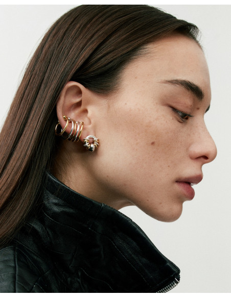 SIGAL Boucles d'oreilles BABY DONUT Argent
