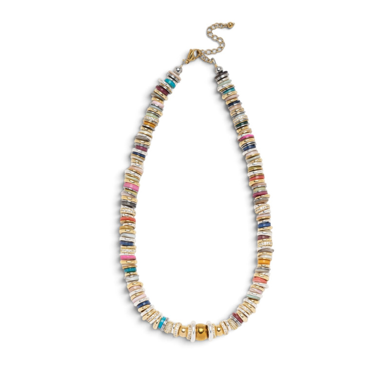 SIGAL collier TWIST RONDELLE Multicolore