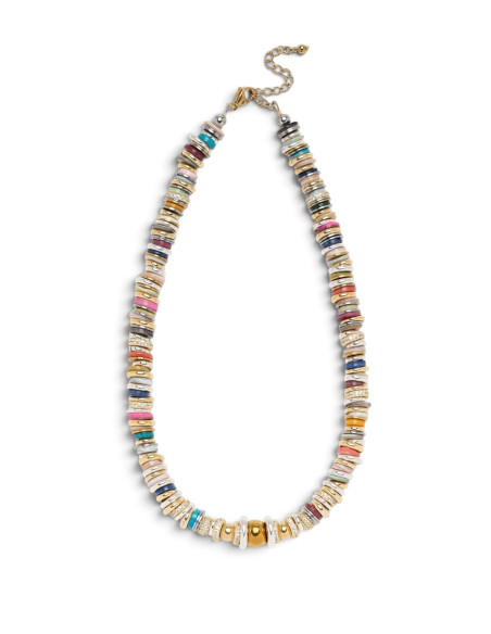 SIGAL collier TWIST RONDELLE Multicolore