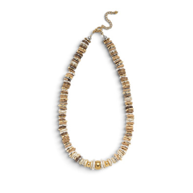 SIGAL collier TWIST RONDELLE camel