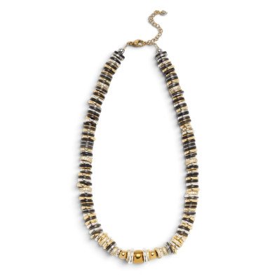 SIGAL Collier TWIST RONDELLE Noir