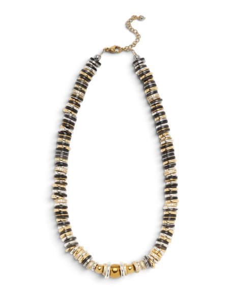 SIGAL Collier TWIST RONDELLE Noir