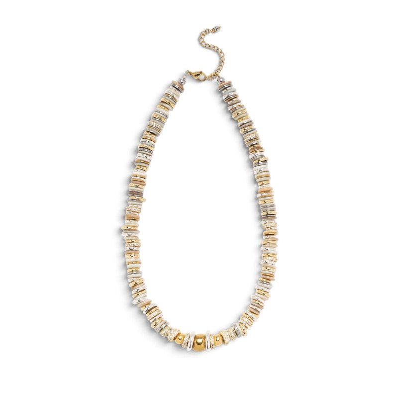 SIGAL Collier TWIST RONDELLE Crème