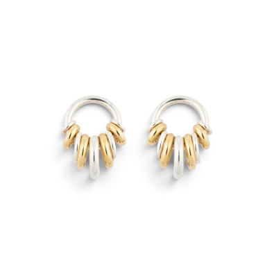 SIGAL Boucles d'oreilles DONUT Uni Argent