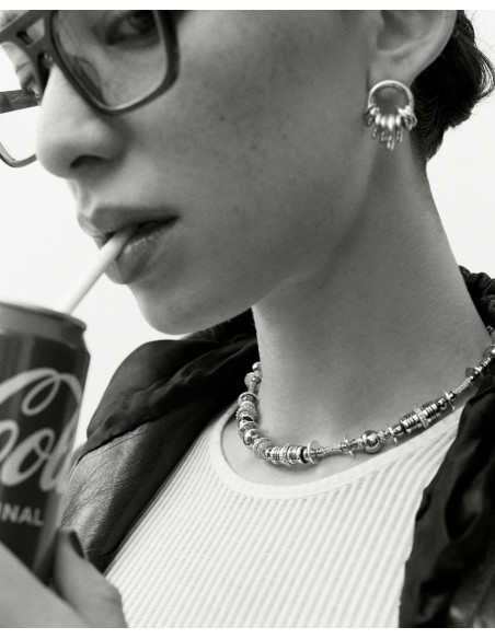SIGAL Boucles d'oreilles DONUT Uni Argent