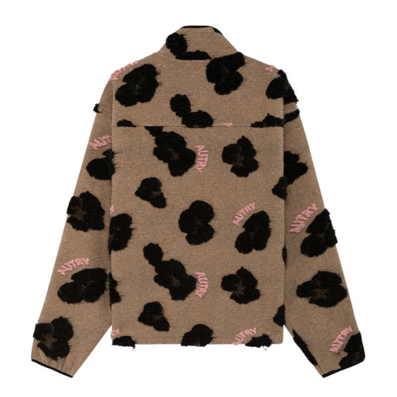 AUTRY Veste Jacquard Leopard