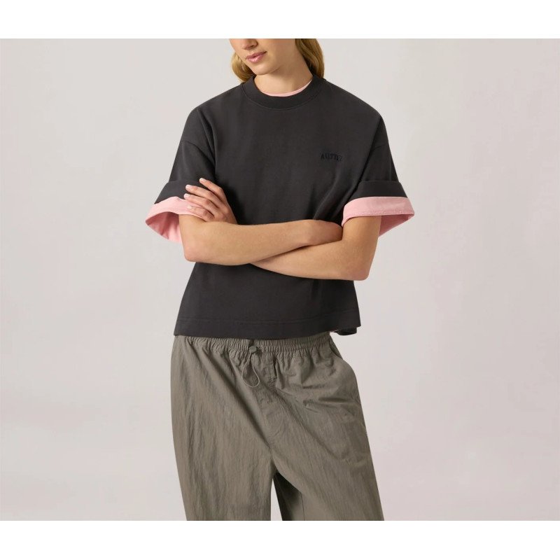 AUTRY T-Shirt Boxy Noir