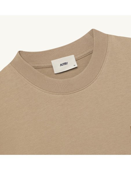 AUTRY T-Shirt Boxy Beige