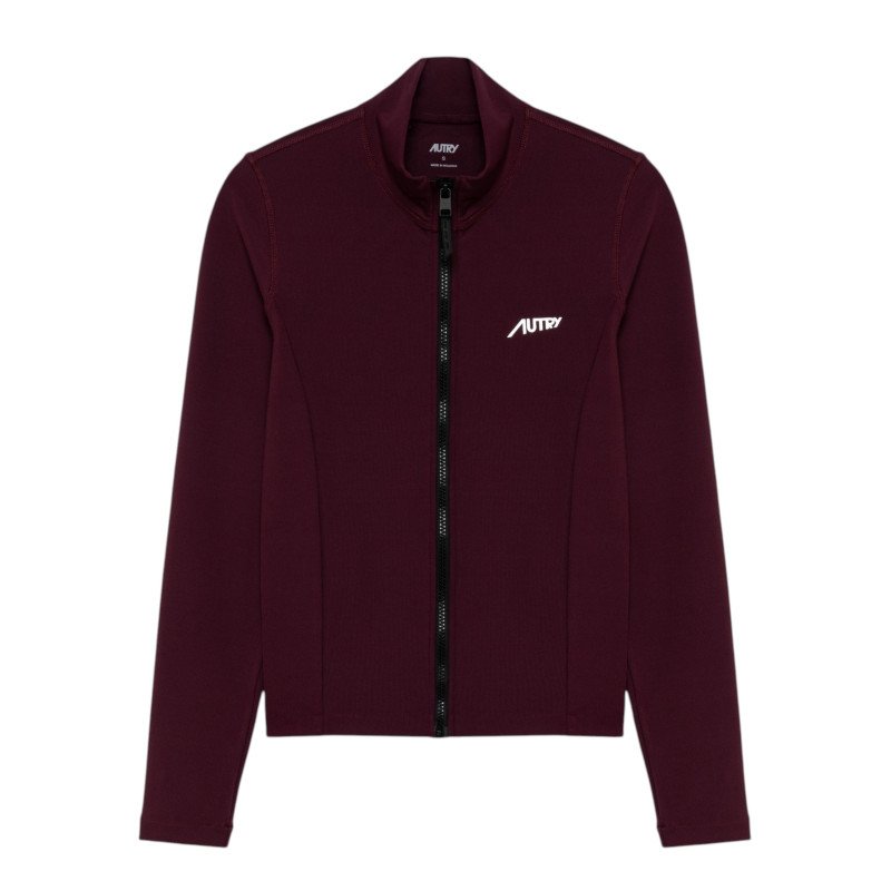 AUTRY VESTE en jersey bordeaux