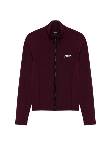 AUTRY VESTE en jersey bordeaux