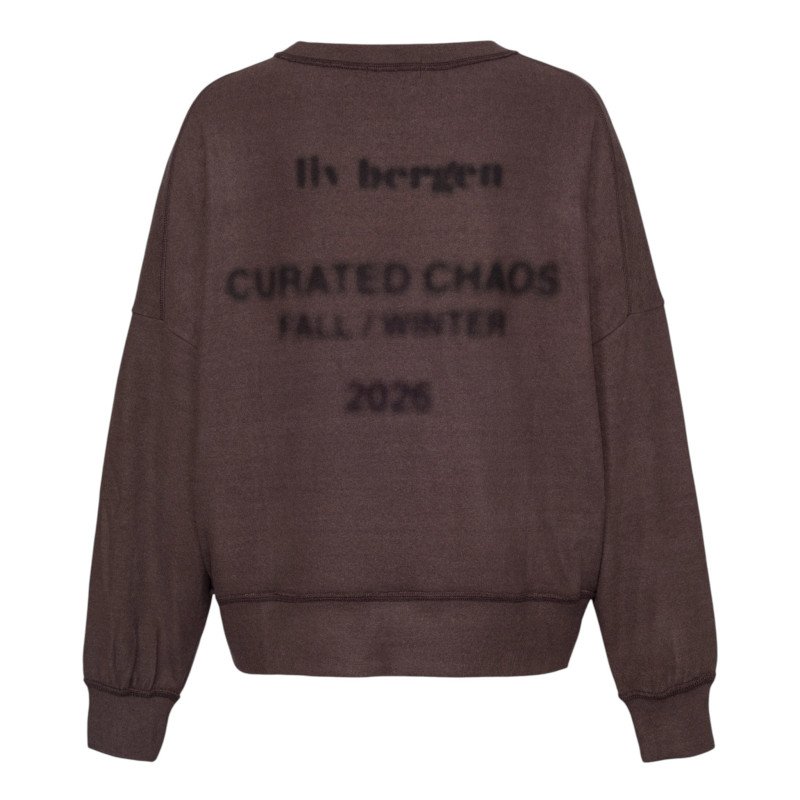 LIV BERGEN Sweatshirt VERSAILLES BLURRY
