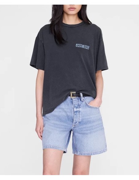 ANINE BING tee-shirt CADE palm