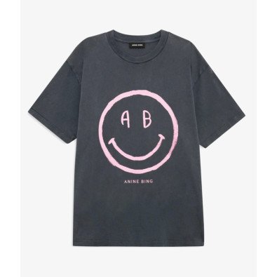 ANINE BING tee-shirt CADE smiley