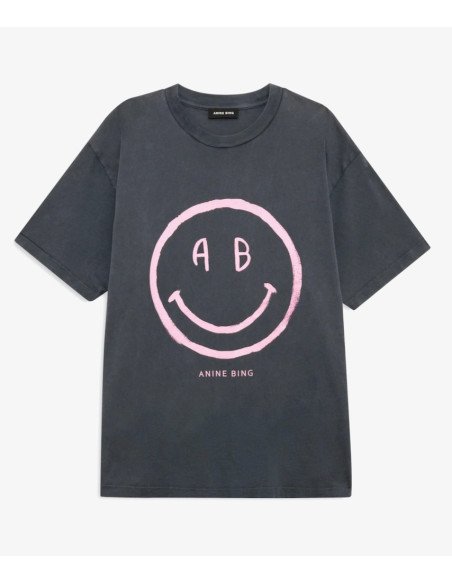 ANINE BING tee-shirt CADE smiley