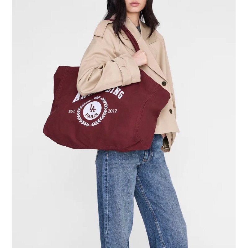 ANINE BING sac LEO CANVAS Collegiate