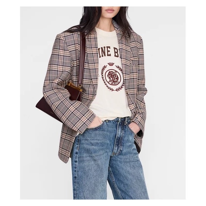 ANINE BING T-Shirt JAYLIN Collegiate