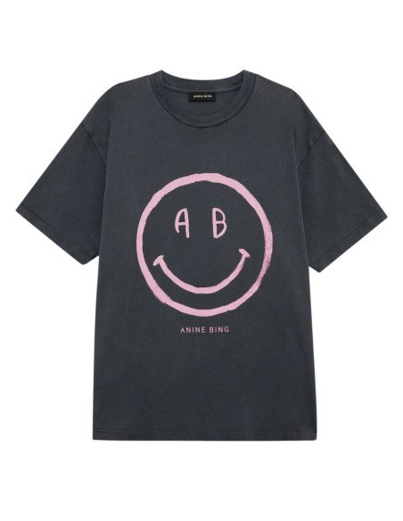 ANINE BING tee-shirt CADE smiley