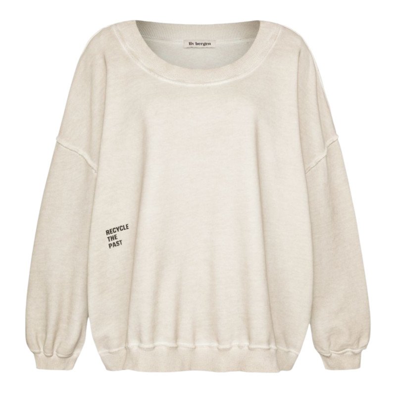 LIV BERGEN Sweatshirt SKY ORGANIC