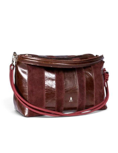 CRAIE STUDIO Sac HALO Stripe Acajou Burgundy