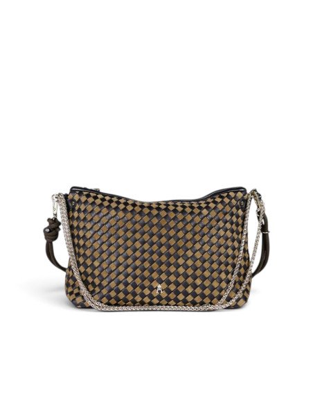 CRAIE STUDIO Sac MALLOW Tressé Sépia Noir