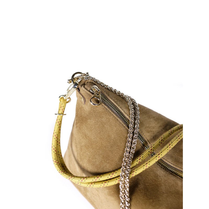 CRAIE STUDIO Sac MALLOW Suède Sépia