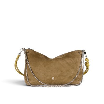 CRAIE STUDIO Sac MALLOW Suède Sépia