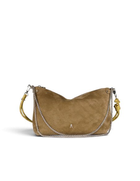 CRAIE STUDIO Sac MALLOW Suède Sépia