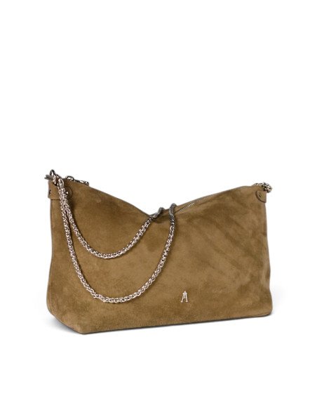 CRAIE STUDIO Sac MALLOW Suède Sépia