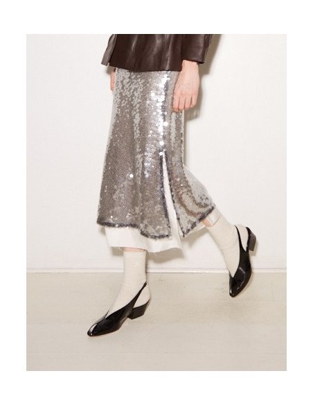 ROSEANNA jupe ROSE silver