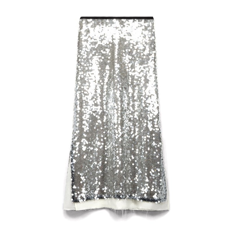 ROSEANNA jupe ROSE silver