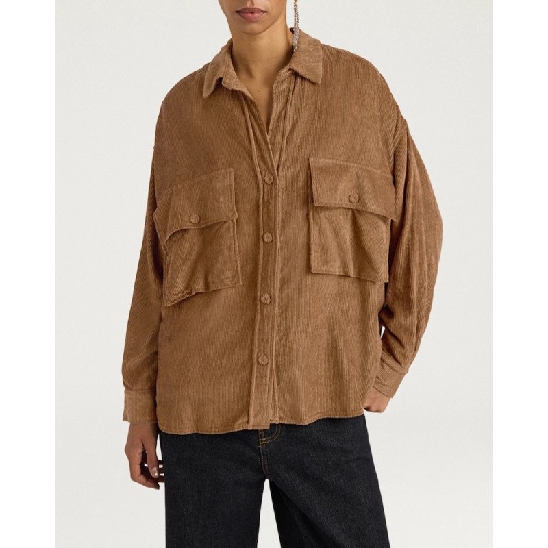 MOMONI chemise PITANGA velours