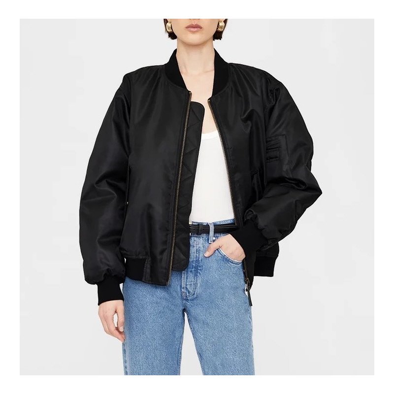 ANINE BING Bomber LEON black