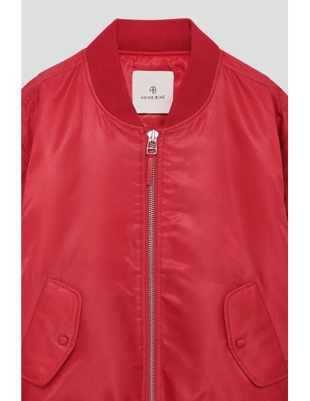 ANINE BING Bomber LEON red