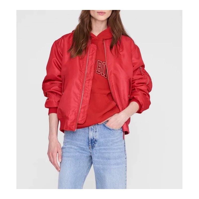 ANINE BING sweatshirt HARVEY red