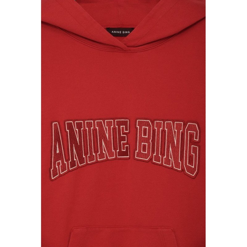 ANINE BING sweatshirt HARVEY red