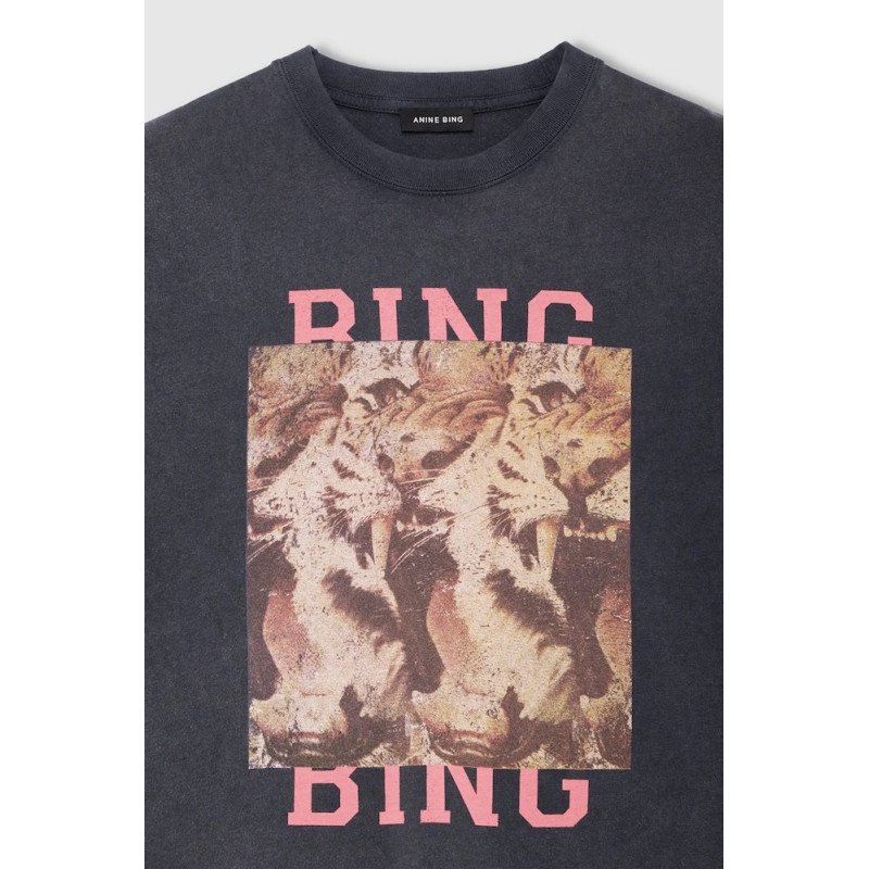 ANINE BING tee-shirt CADE tiger