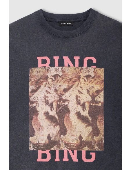 ANINE BING tee-shirt CADE tiger
