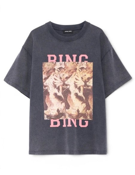 ANINE BING tee-shirt CADE tiger