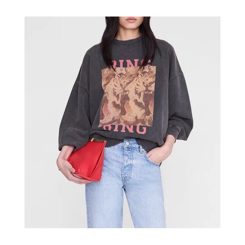 ANINE BING Sweatshirt MILES tiger