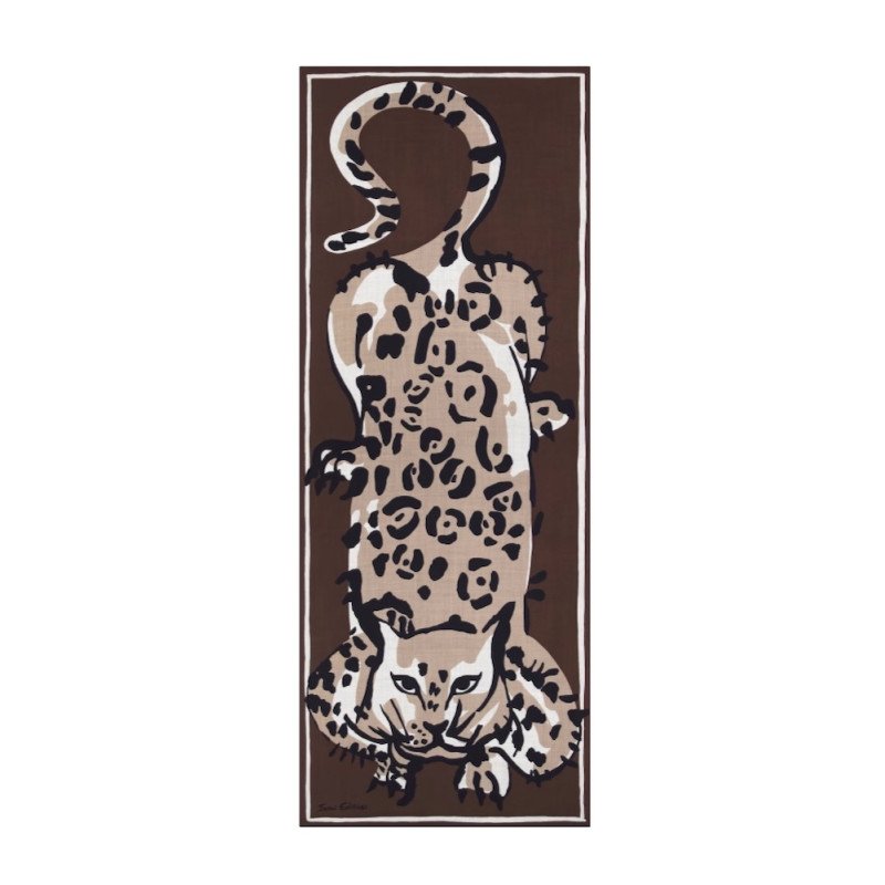 INOUÏ EDITIONS écharpe FELINO marron